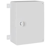 vidaXL Armadio di Controllo Grigio 32 x 15 x 35 cm Plastica ABS | Fatto con plastica synthetica tosta, Creato per resistere a condizioni bagnate e tenere al sicuro le tue cose,