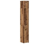 vidaXL Slim Storage Cabinet Vecchio Legno 30 x 42,5 x 225 cm