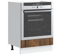 vidaXL Armadio Forno Lucca Rovere Fumo in Legno Multistrato