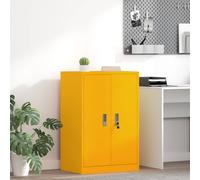 vidaXL Armadio Giallo senape 60 x 40 x 90 cm Acciaio