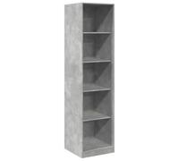 vidaXL Armadio Grigio Cemento 50x50x200 cm in Legno Multistrato