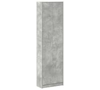vidaXL Armadio Grigio Cemento 55x25x189 cm in Legno Ingegnerizzato