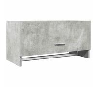 vidaXL Armadio Grigio Cemento 70x32,5x35 cm in Legno Multistrato