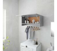 vidaXL Armadio Grigio Cemento 70x32,5x35 cm in Truciolato