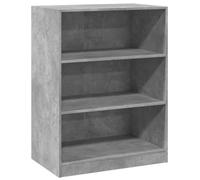 vidaXL Armadio Grigio Cemento 77x48x102 cm in Legno Multistrato