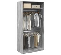 vidaXL Armadio Grigio Sonoma 100x50x200 cm in Legno Multistrato