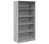 vidaXL Armadio Grigio Sonoma 100x50x200 cm in Legno Multistrato