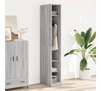 vidaXL Armadio Grigio Sonoma 30x50x200 cm in Legno Multistrato