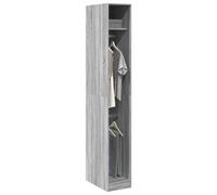 vidaXL Armadio Grigio Sonoma 30x50x200 cm in Legno Multistrato