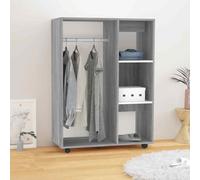vidaXL Armadio Grigio Sonoma 80x40x110 cm in Legno Multistrato