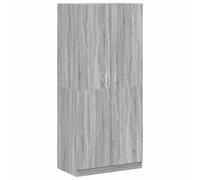 vidaXL Armadio Grigio Sonoma 90x52x200 cm in Legno Multistrato