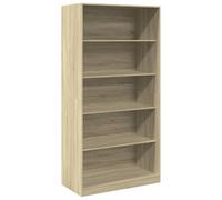 vidaXL Armadio Rovere Sonoma in Legno Multistrato 100x50x200 cm