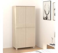 vidaXL Armadio HAMAR ambra 89x50x180 cm in Legno Massello di Pino