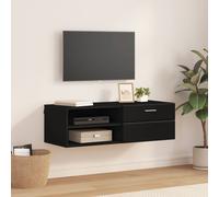 vidaXL Armadio in Legno 100,5 x 39 x 30 cm Nero Legno ingegnerizzato