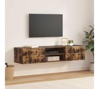 vidaXL Armadio in Legno 150 x 39 x 30 cm Rovere fumé
