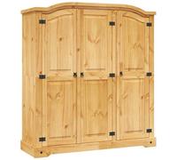 Armadio in legno di pino messicano corona range 3 ante