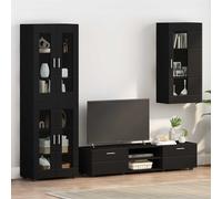 vidaXL Armadio in Legno Nero Legno ingegnerizzato