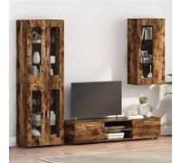 vidaXL Armadio in Legno Rovere fumé Legno ingegnerizzato