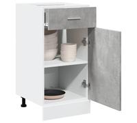 vidaXL Armadio Inferiore Cassetto “Lyon” Grigio Cemento 40x46x81,5