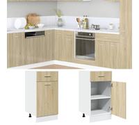 vidaXL Armadio Inferiore Cassetto “Lyon” Rovere Sonoma 40x46x81,5