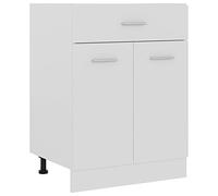 vidaXL Armadio Inferiore con Cassetto Bianco 60x46x81,5 cm Multistrato