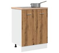 vidaXL Armadio Inferiore “Lyon” Rovere Artigianale 60x46x81,5 cm