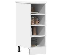 vidaXL Armadio Inferiore Bianco 30x44,5x81,5 cm in Legno Multistrato, Armadio da Cucina, unità da Cucina, Armadio da Cucina autoportante