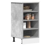 vidaXL Armadio inferiore "Riga" Grigio cemento 40x44,5x81,5 cm