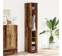 vidaXL Armadio Legno Antico 30x50x200 cm in Legno Multistrato