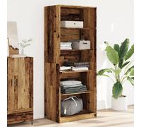 vidaXL Armadio Legno Antico 80x50x200 cm in Legno Tecnico