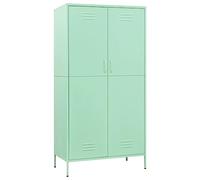 vidaXL Armadio Menta 90x50x180 cm in Acciaio