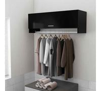 vidaXL Armadio Nero 100x32,5x35 cm in Truciolato
