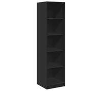 vidaXL Armadio Nero 50x50x200 cm in Legno Multistrato, mobile portaoggetti, guardaroba, mobile per camera da letto, armadietto portaoggetti, credenza
