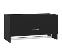 vidaXL Armadio Nero 70x32,5x35 cm in Legno Multistrato