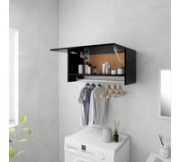 vidaXL Armadio Nero 70x32,5x35 cm in Truciolato