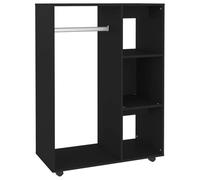 vidaXL Armadio Nero 80x40x110 cm in Truciolato