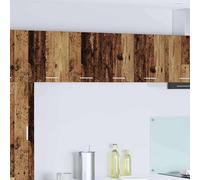 vidaXL Armadio pensile 2 pcs Legno Antico e Bianco 60 x 31 x 40 cm