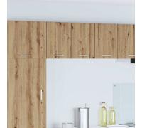 vidaXL Armadio pensile 2 pcs Rovere Artigiano e Bianco 30 x 31 x 40 cm