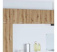 vidaXL Armadio pensile 2 pcs Rovere Artigiano e Bianco 50 x 31 x 40 cm