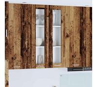 vidaXL Armadio pensile con porta Legno vecchio 60 x 31 x 100 cm