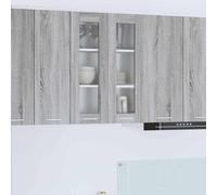 vidaXL Armadio pensile con porta Riga Grigio Sonoma 60 x 31 x 80 cm