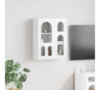 vidaXL Armadio pensile ELST Bianco Lucido 59 x 20 x 71,5 cm