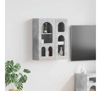 vidaXL Armadio pensile ELST Grigio Cemento 59 x 20 x 71,5 cm
