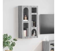 vidaXL Armadio pensile ELST Sonoma grigio 59 x 20 x 100 cm