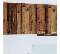 vidaXL Armadio pensile Legno Antico e Bianco 50 x 31 x 80 cm