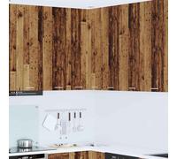vidaXL Armadio pensile Legno Antico e Bianco 57 x 57 x 100 cm