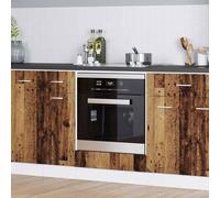 vidaXL Armadio per forno Riga Legno vecchio 60 x 46 x 81,5 cm