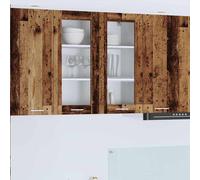 vidaXL Armadio pensile Legno vecchio 80 x 31 x 80 cm