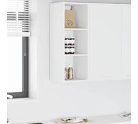 vidaXL Armadio pensile Riga Bianco 30 x 29,5 x 80 cm Legno multistrato