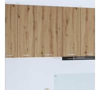 vidaXL Armadio pensile Rovere Artigiano e Bianco 50 x 31 x 80 cm